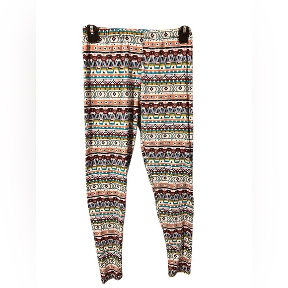 🟣M USA Patterned Leggings – One Size (Fits M-L) - Picture 2 of 5